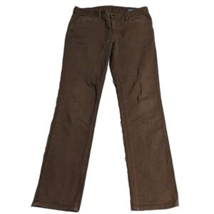 Bonobos Travel Jean Mens 35x34 Brown Stretch Denim Pants Tailored Fit‎ Casual